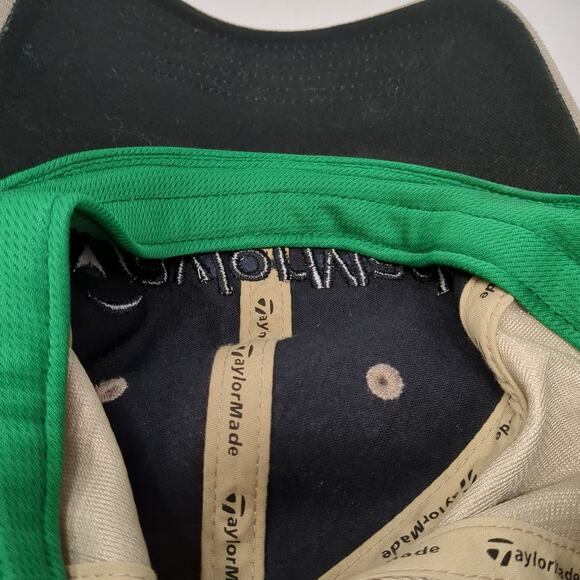 TaylorMade Burner Slideback Hat Beige One Size Embroidered Adjustable - Picture 8 of 9